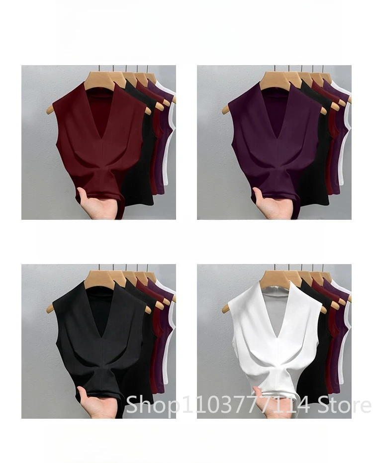 Elegant V-Neck Tank