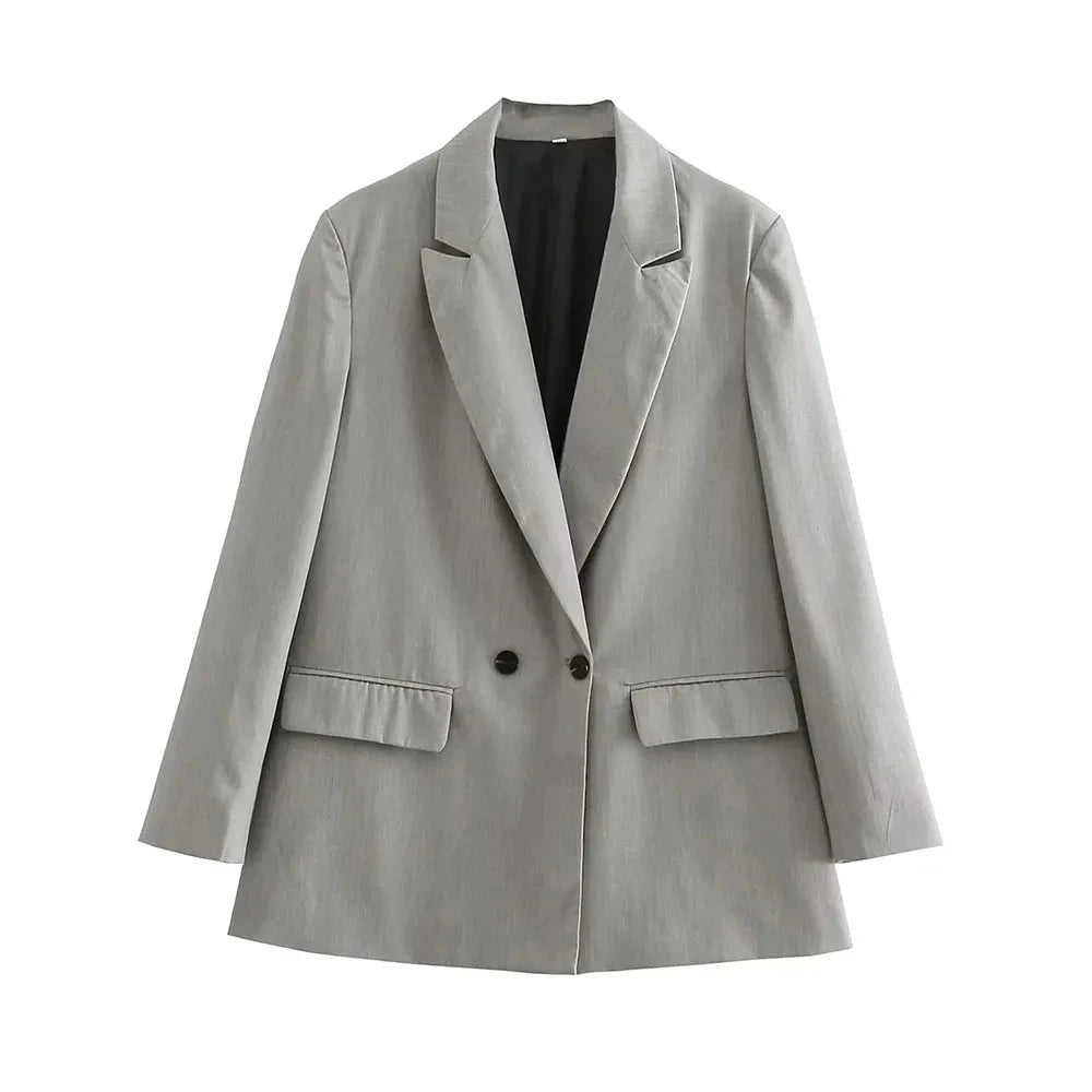 The Élan Double-Breasted Blazer Women