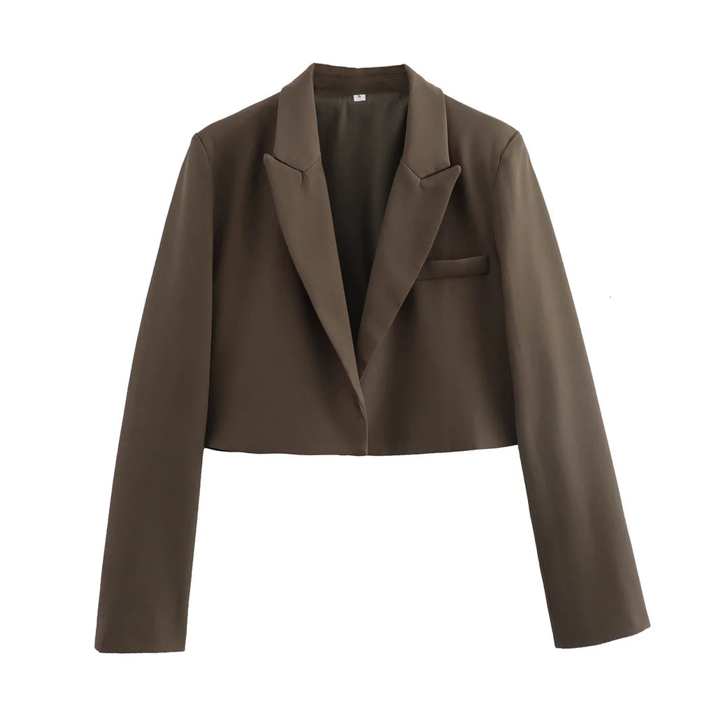 The Virelle Crop Blazer Women
