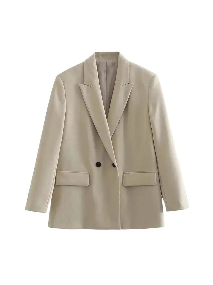 The Élan Double-Breasted Blazer Women