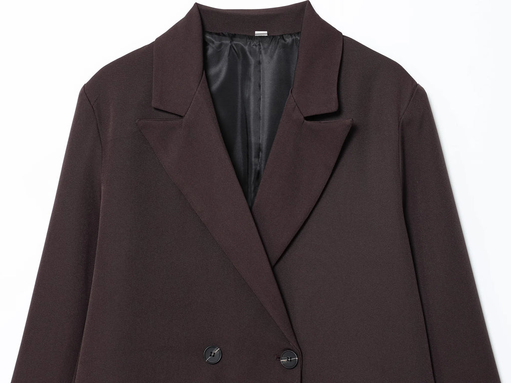 Trendy Elegant Double-Breasted Women’s Blazer
