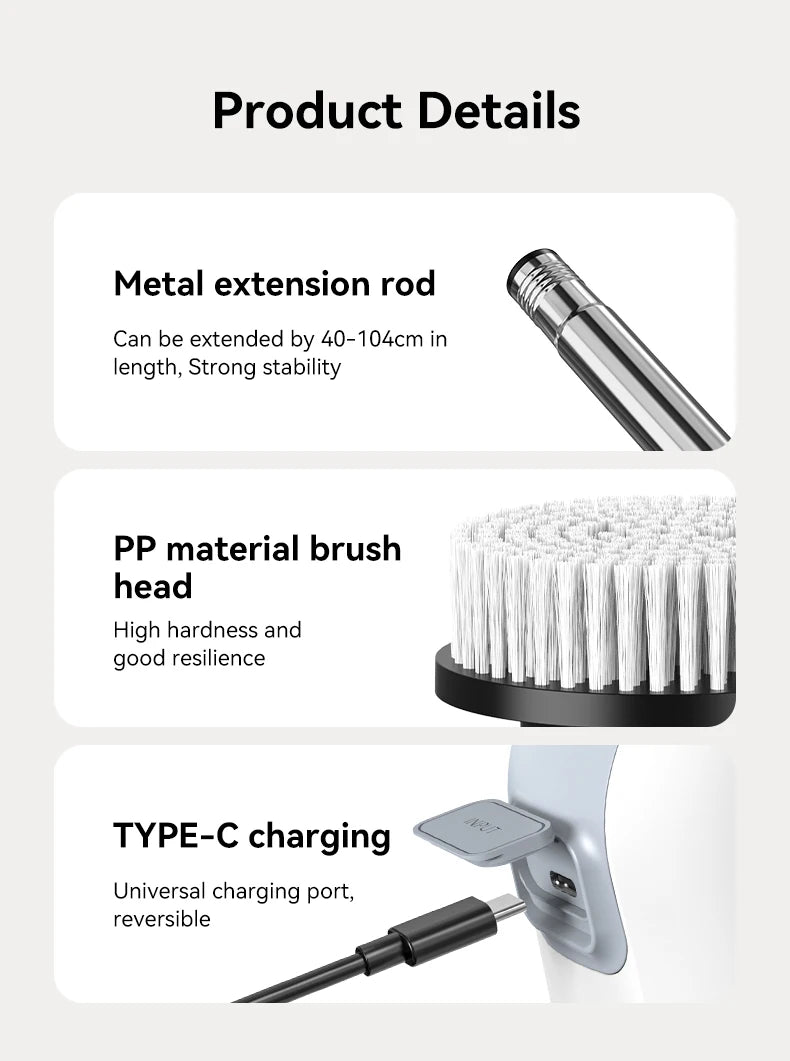 PowerSpin Pro™ Electric Scrubber