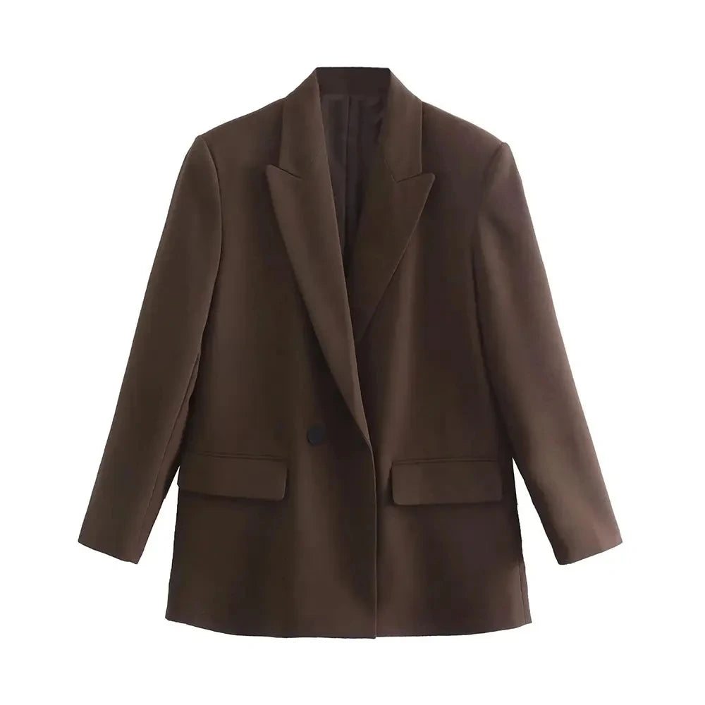 The Élan Double-Breasted Blazer Women