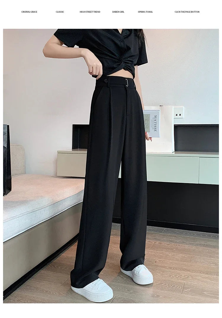 The Seoulé Wide-Leg Trousers Women's