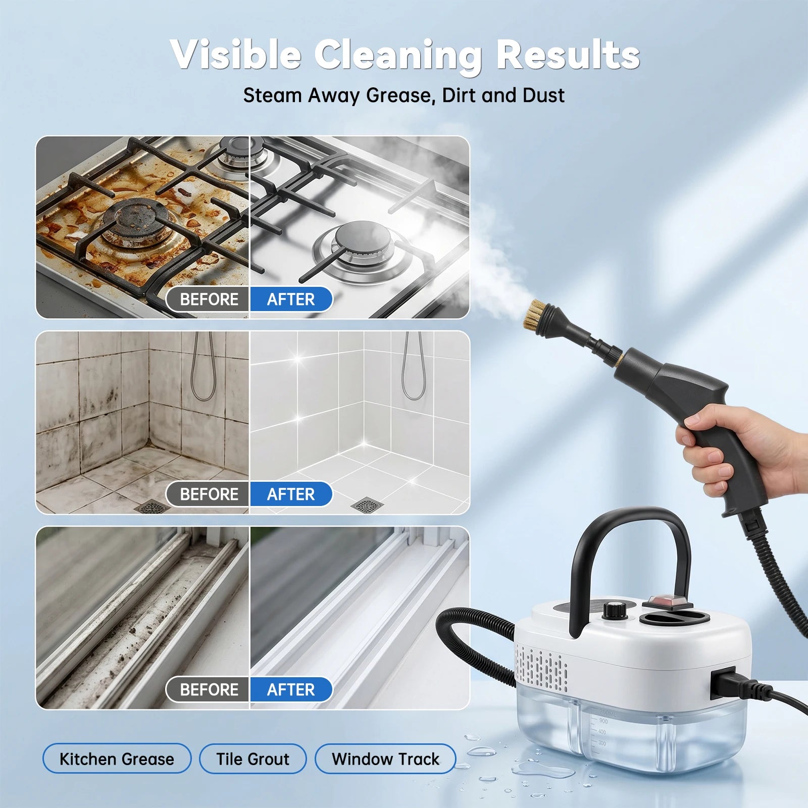 High-Pressure Portable Steam Cleaner