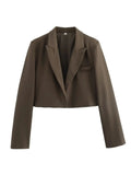 The Virelle Crop Blazer Women