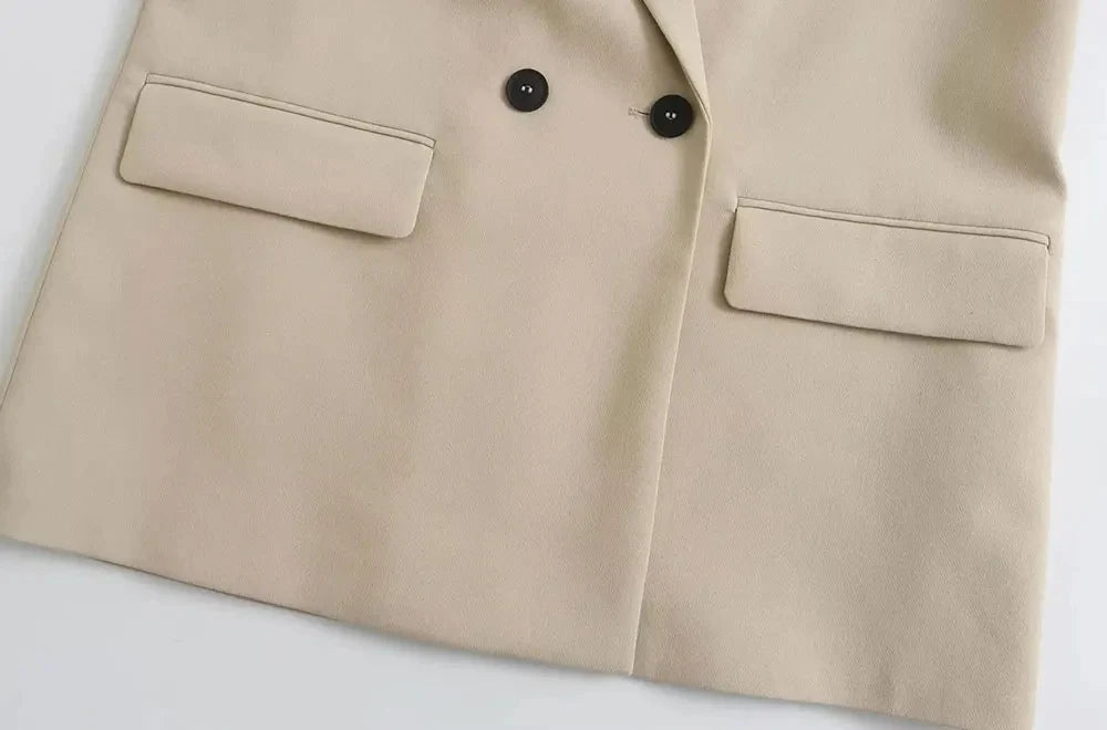The Élan Double-Breasted Blazer Women