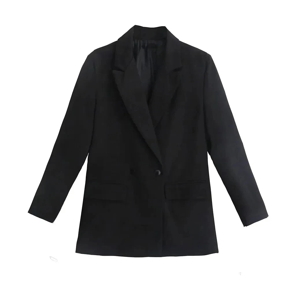 The Élan Double-Breasted Blazer Women