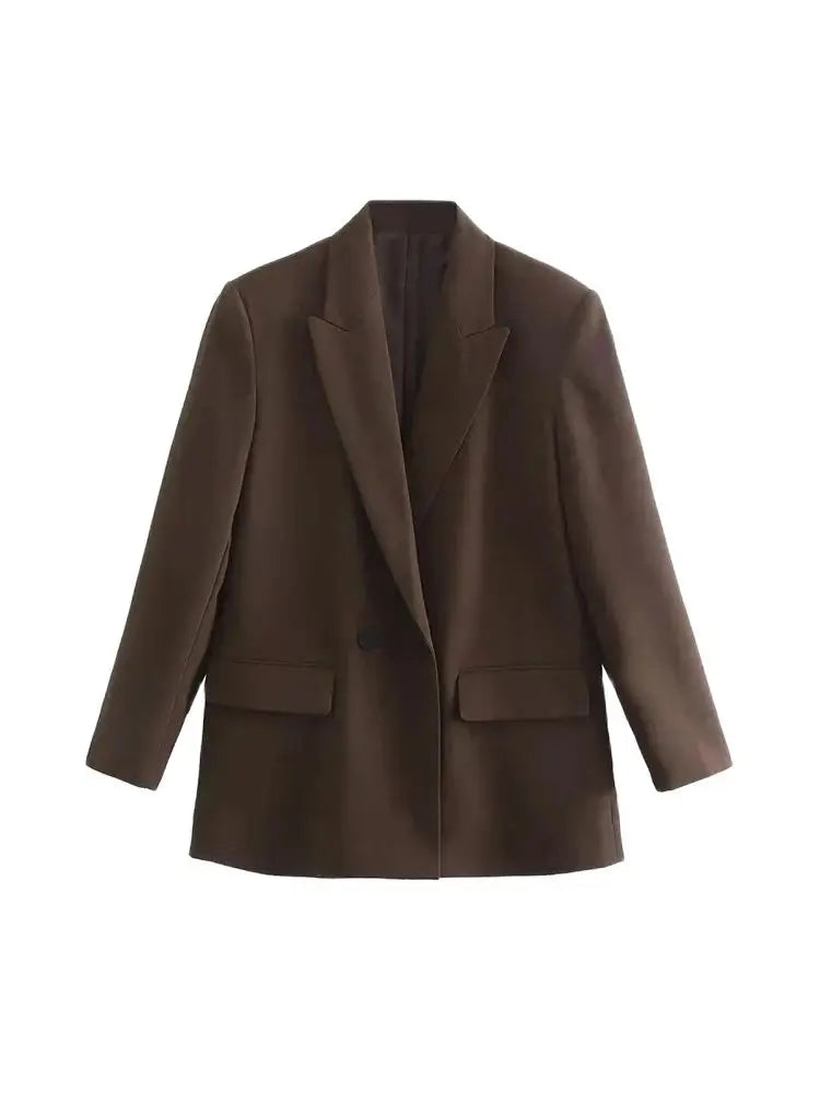 The Élan Double-Breasted Blazer Women