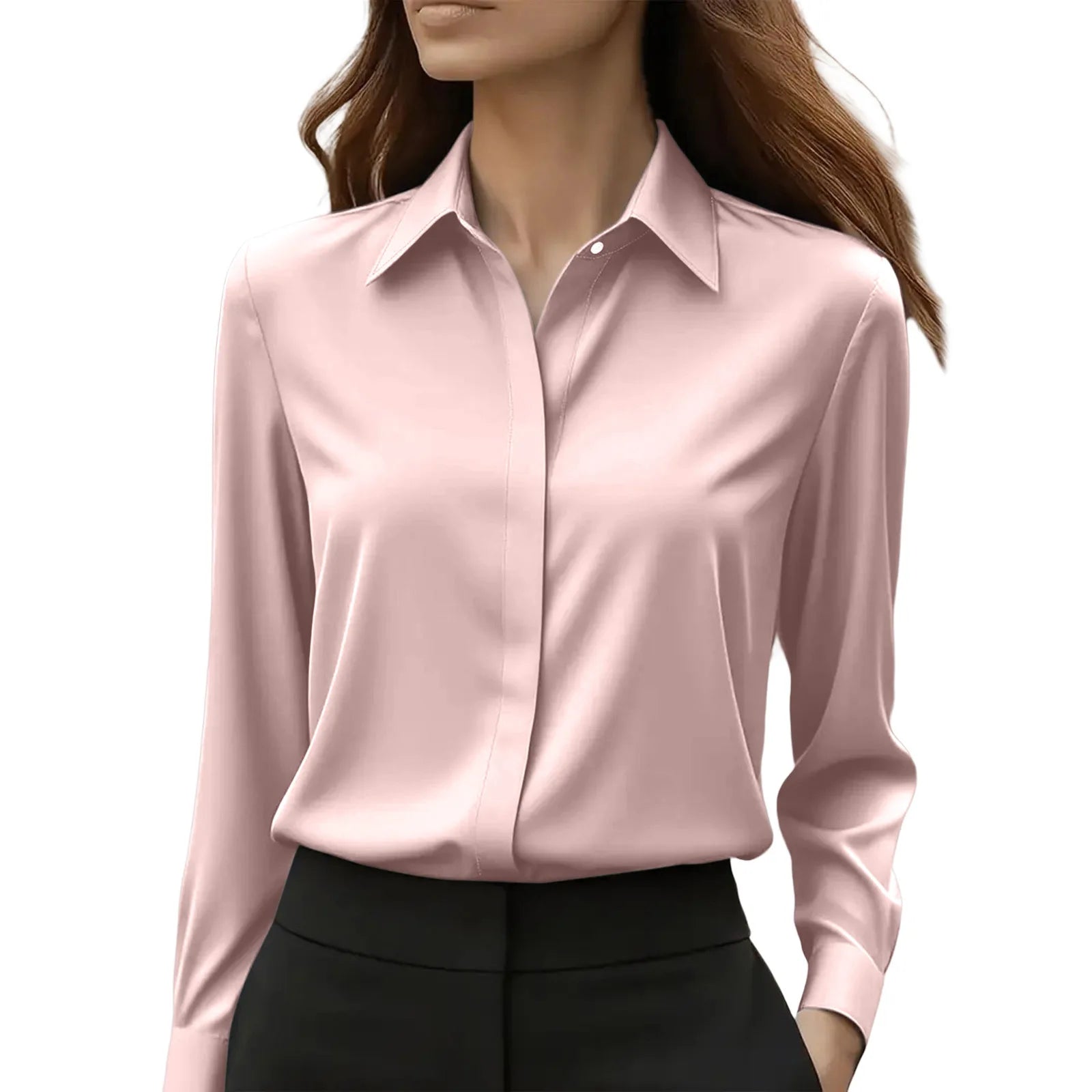 The Auréline Satin Blouse