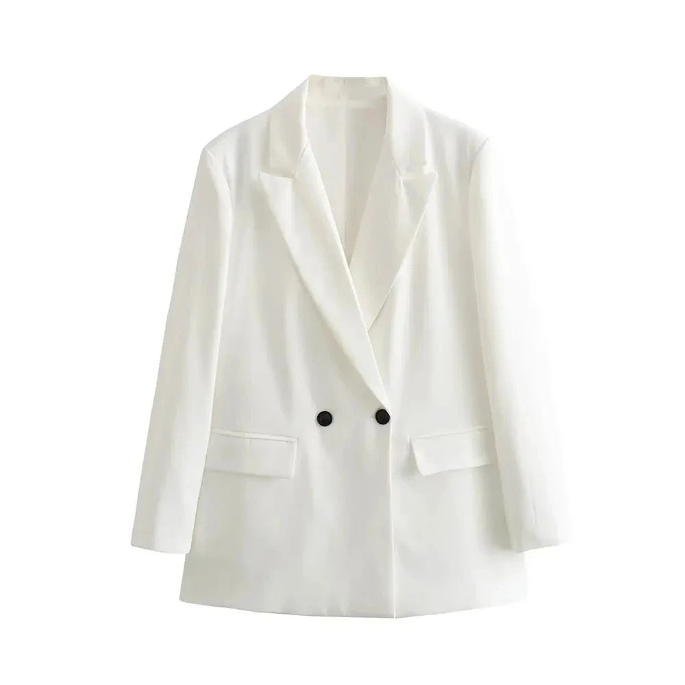 The Élan Double-Breasted Blazer Women