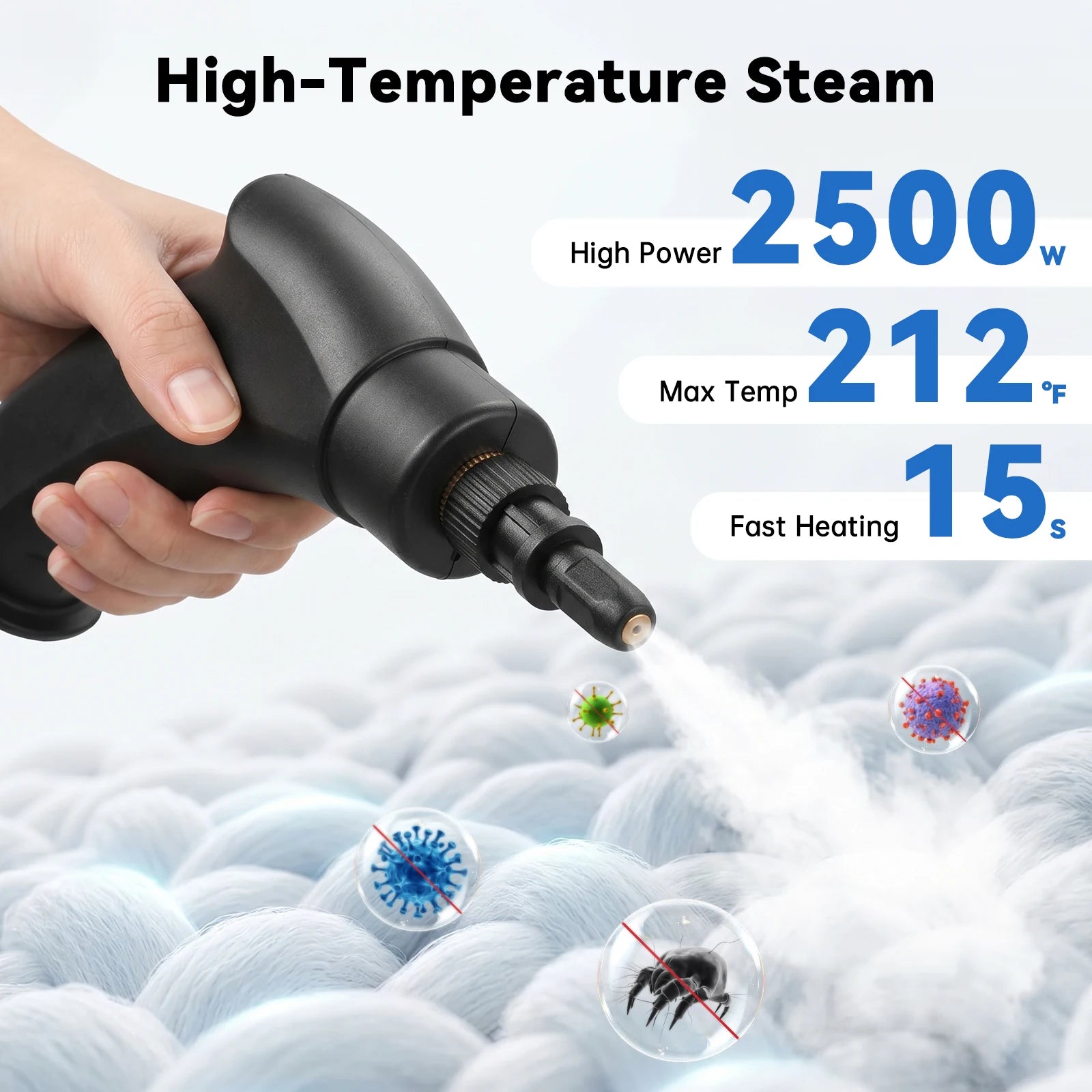 High-Pressure Portable Steam Cleaner