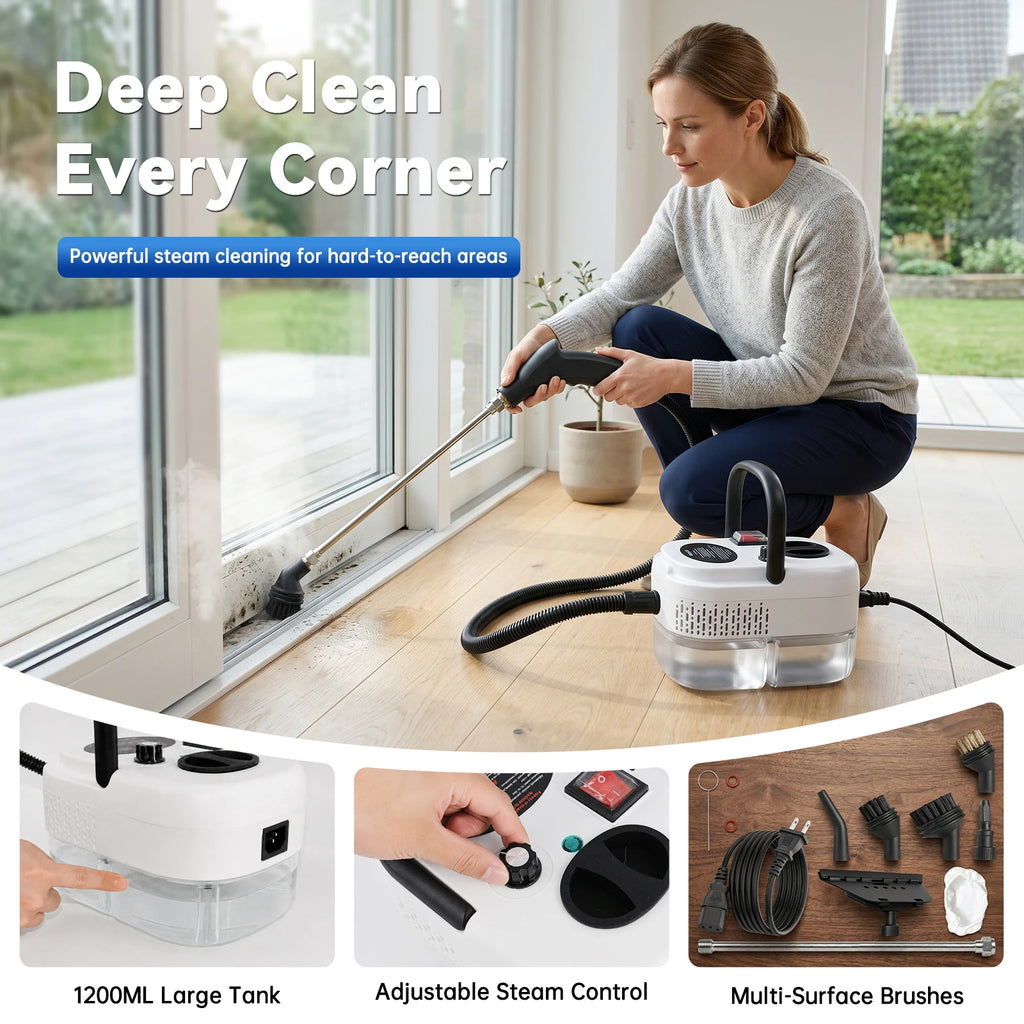 High-Pressure Portable Steam Cleaner