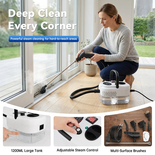 High-Pressure Portable Steam Cleaner