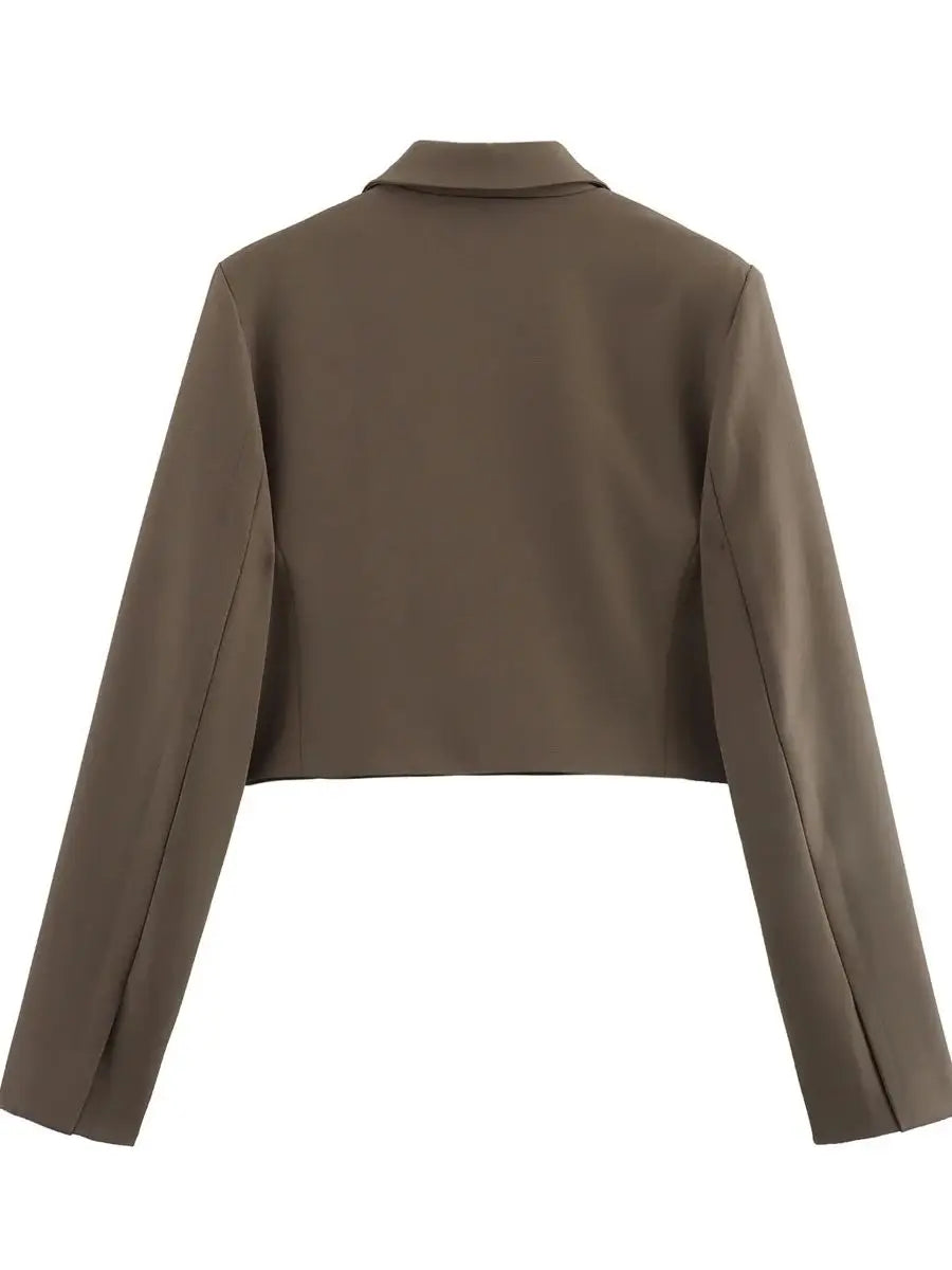 The Virelle Crop Blazer Women