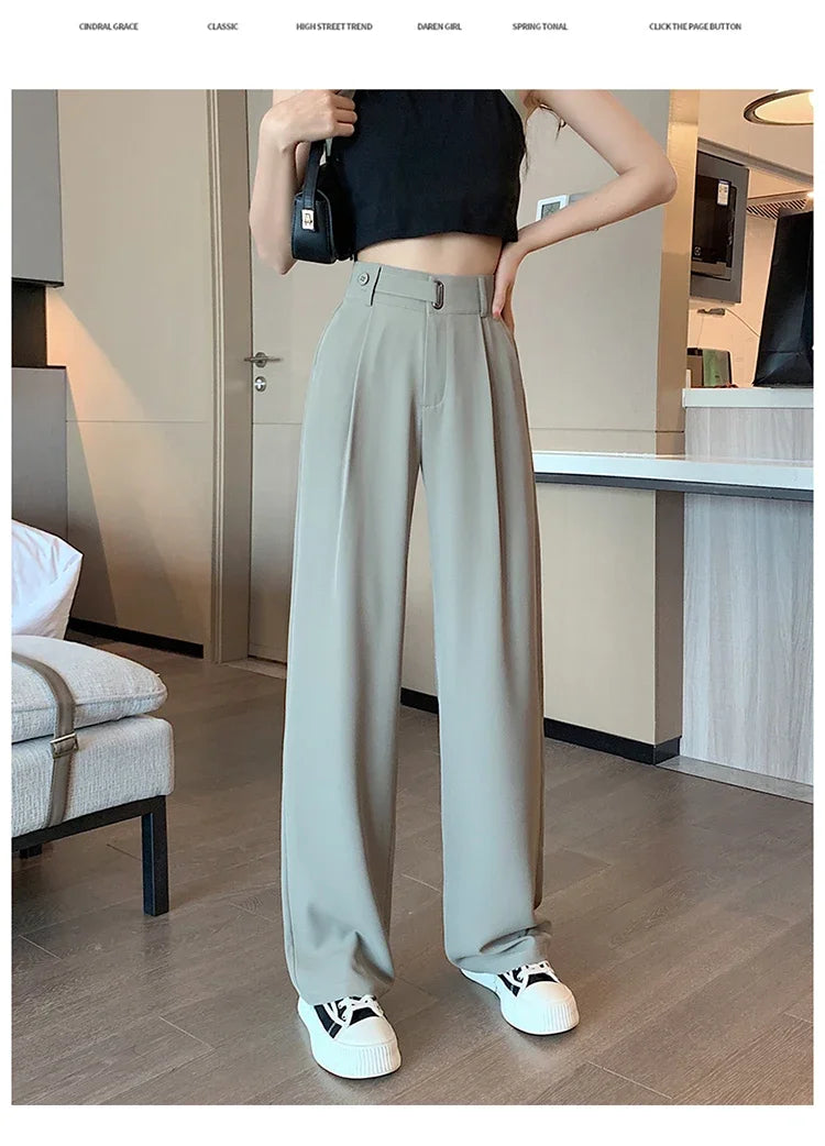 The Seoulé Wide-Leg Trousers Women's
